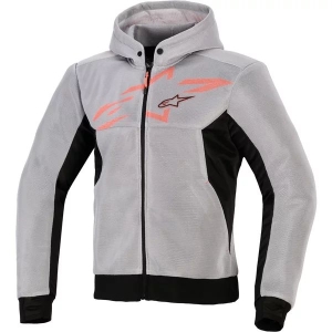 Hanorac de protectie ALPINESTARS CHROME SUPERAIRFLOW XS Negru/Gri inchis/Alb, 6