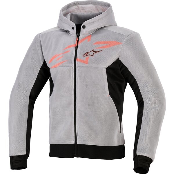 Hanorac de protectie ALPINESTARS CHROME SUPERAIRFLOW XS Negru/Gri/Rosu, 3