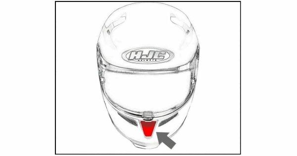 Ventilatie barbie casca HJC