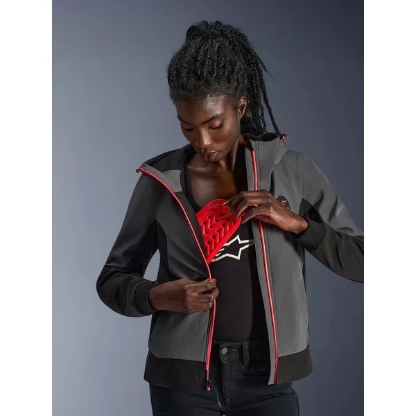 Hanorac de protectie dama ALPINESTARS STELLA RADIUM TECH XS GRI/NEGRU, 17