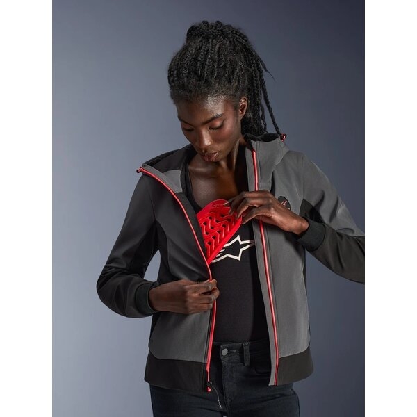 Hanorac de protectie dama ALPINESTARS STELLA RADIUM TECH S GRI/NEGRU, 9