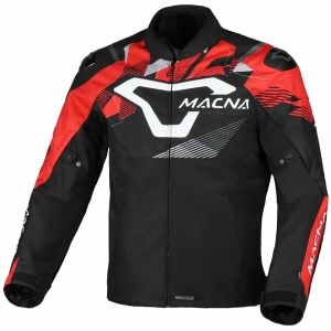 Geaca textil impermeabila MACNA ADMYRE S Negru/Rosu, 5