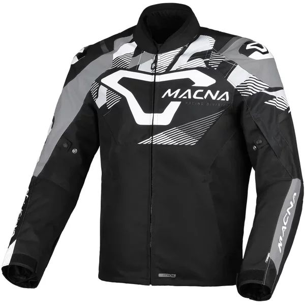 Geaca textil impermeabila MACNA ADMYRE L Negru/Rosu, 16