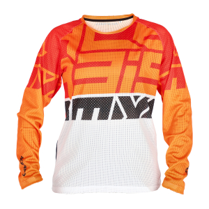 ACERBIS JERSEY MX J-WINDY FOUR KID VENTED ORANGE/WHITE L, 3