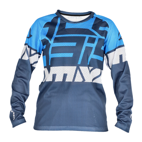 ACERBIS JERSEY MX J-WINDY FOUR KID VENTED BLUE/WHITE XXL