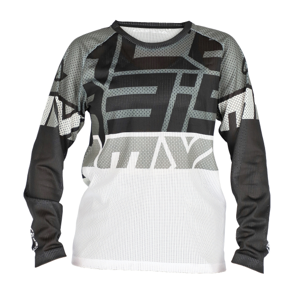 ACERBIS JERSEY MX J-WINDY FOUR KID VENTED BLACK/WHITE XL