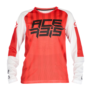 ACERBIS JERSEY MX J-WINDY FIVE KID VENTED RED/WHITE L