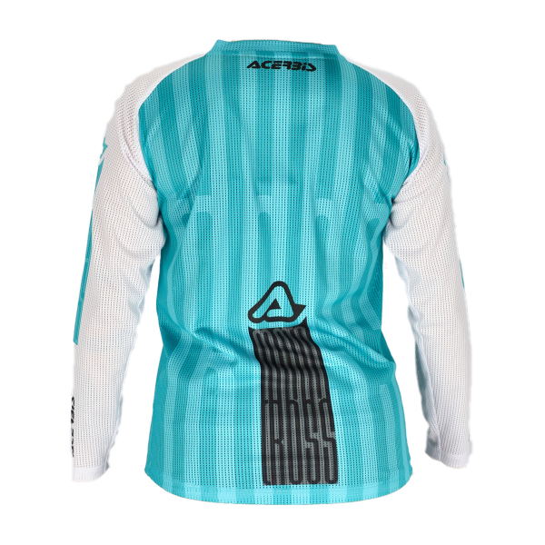 ACERBIS JERSEY MX J-WINDY FIVE KID VENTED GREEN/WHITE L, 3