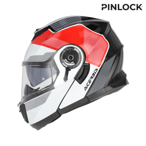 ACERBIS SEREL 22-06 HELMET WHITE/RED XS, 3
