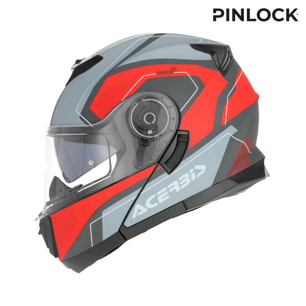 ACERBIS SEREL 22-06 HELMET GREY/RED XL, 3