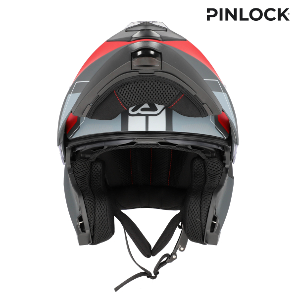 ACERBIS SEREL 22-06 HELMET GREY/RED XL, 10