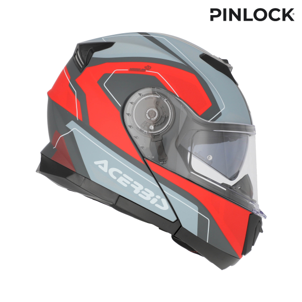 ACERBIS SEREL 22-06 HELMET GREY/RED XL, 14