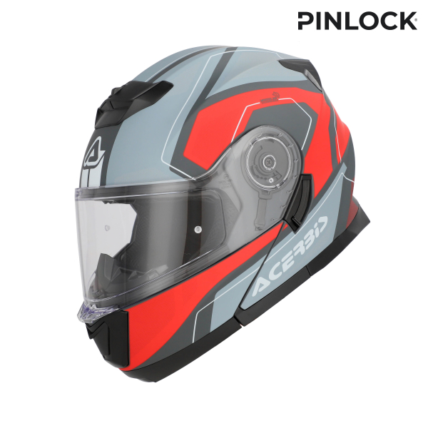 ACERBIS SEREL 22-06 HELMET GREY/RED XL, 15