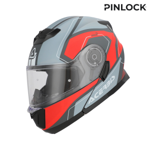 ACERBIS SEREL 22-06 HELMET GREY/RED XL, 15