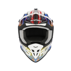 ACERBIS LINEAR 22-06 HELMET WHITE/BLUE/RED XS