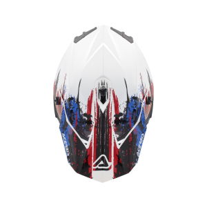 ACERBIS LINEAR 22-06 HELMET WHITE/BLUE/RED XS, 6