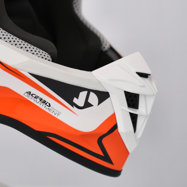 ACERBIS LINEAR 22-06 HELMET ORANGE/WHITE S, 8