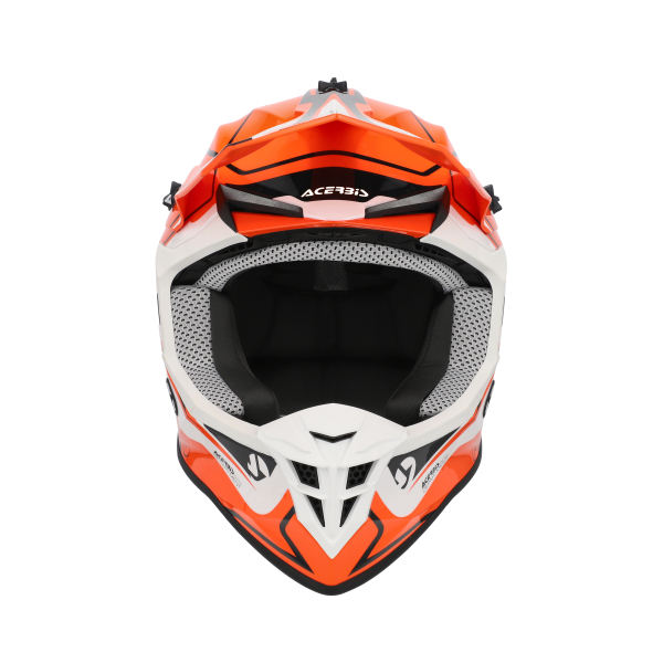 ACERBIS LINEAR 22-06 HELMET ORANGE/WHITE S, 9
