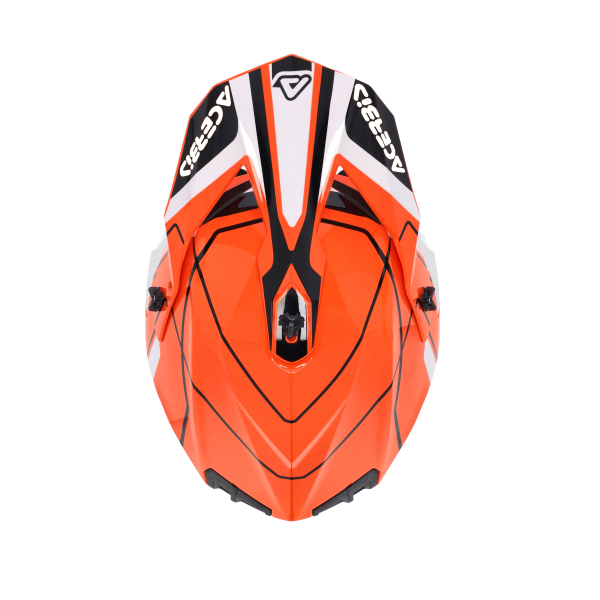ACERBIS LINEAR 22-06 HELMET ORANGE/WHITE XL, 2