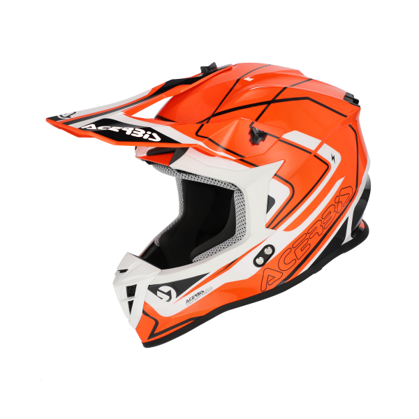 ACERBIS LINEAR 22-06 HELMET ORANGE/WHITE XL, 5