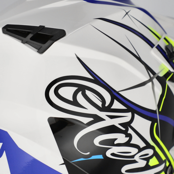 ACERBIS LINEAR 22-06 HELMET WHITE/BLUE XL, 4