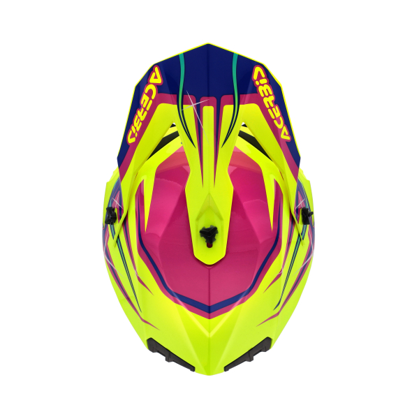 ACERBIS LINEAR 22-06 HELMET YELLOW/PURPLE XS, 7