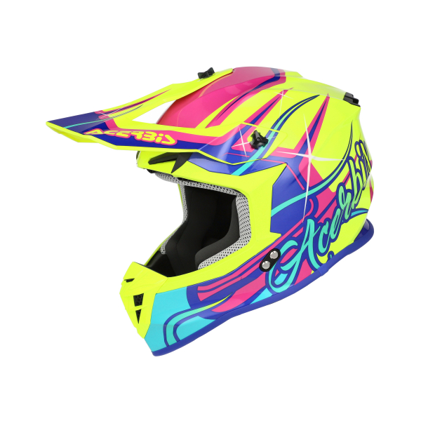 ACERBIS LINEAR 22-06 HELMET YELLOW/PURPLE XXL, 3