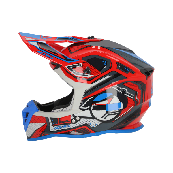 ACERBIS LINEAR 22-06 HELMET RED/BLUE S, 4
