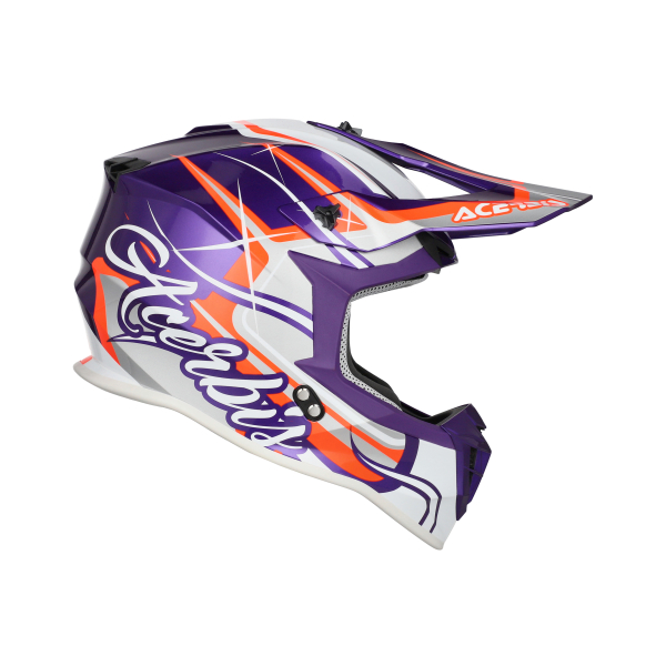 ACERBIS LINEAR 22-06 HELMET PURPLE/WHITE M, 2