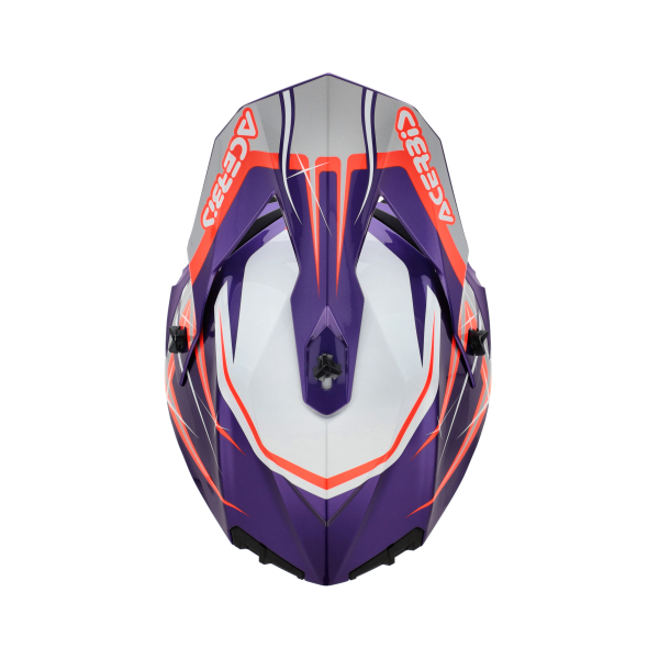 ACERBIS LINEAR 22-06 HELMET PURPLE/WHITE XXL, 4
