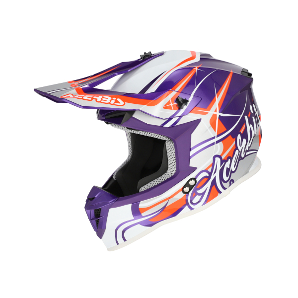 ACERBIS LINEAR 22-06 HELMET PURPLE/WHITE XXL, 7
