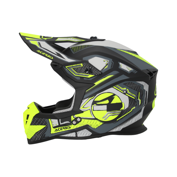 ACERBIS LINEAR 22-06 HELMET BLACK/FLUO YELLOW XS, 2