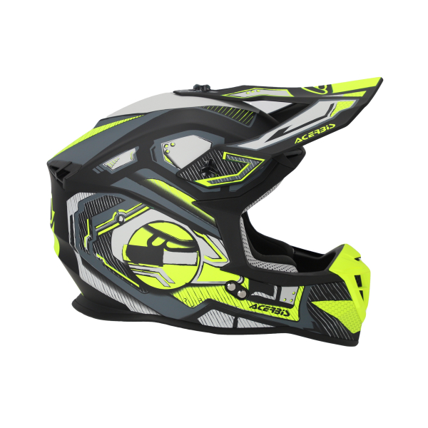 ACERBIS LINEAR 22-06 HELMET BLACK/FLUO YELLOW XS, 4