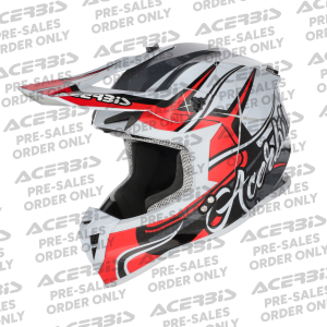 ACERBIS LINEAR 22-06 HELMET GREY/RED L, 3