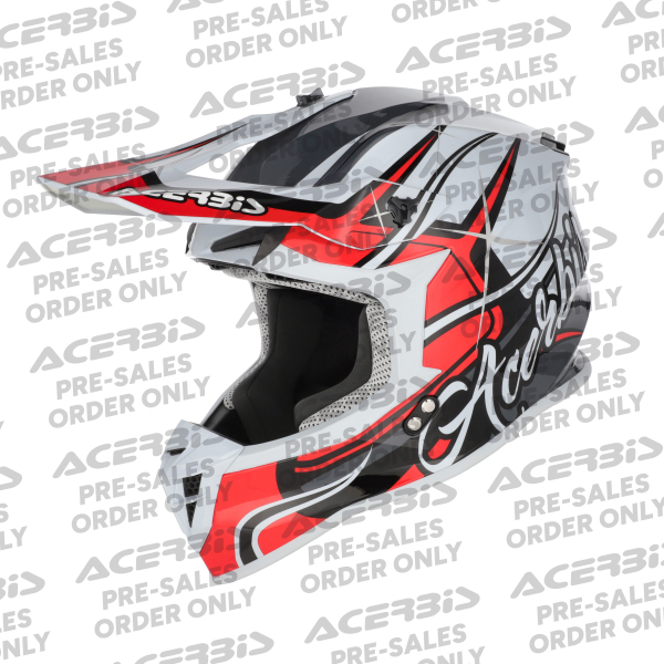 ACERBIS LINEAR 22-06 HELMET GREY/RED XL, 2
