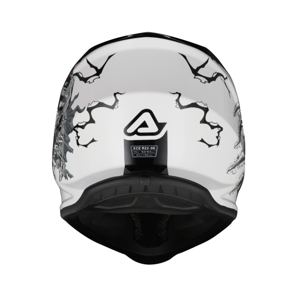 ACERBIS PROFILE JUNIOR HELMET WHITE/BLACK s.50, 5