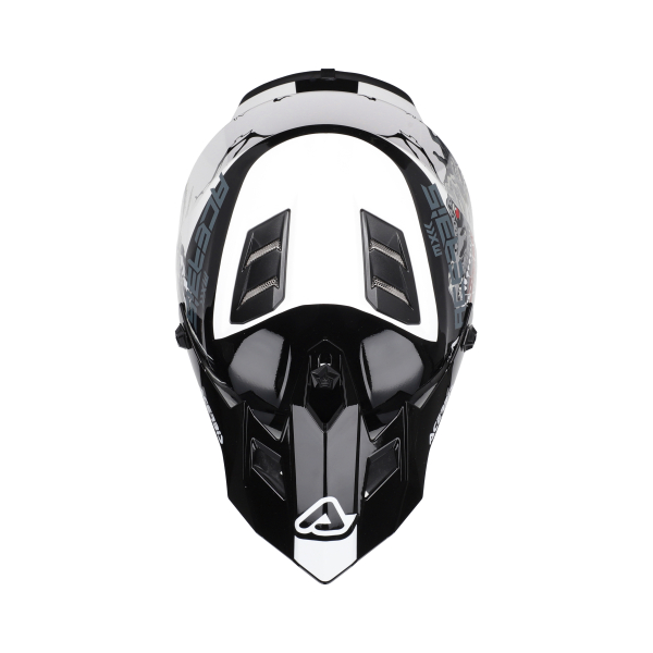 ACERBIS PROFILE JUNIOR HELMET WHITE/BLACK T56, 5