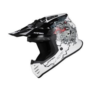 ACERBIS PROFILE JUNIOR HELMET WHITE/BLACK T56, 7