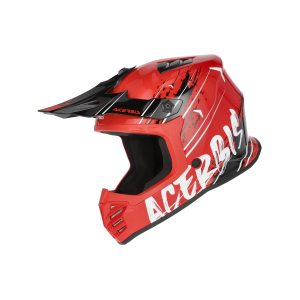 ACERBIS PROFILE JUNIOR HELMET RED/BLACK s.52, 2