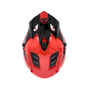 ACERBIS PROFILE JUNIOR HELMET RED/BLACK T56, 2