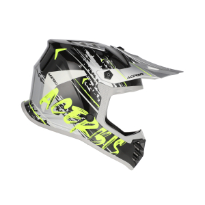 ACERBIS PROFILE JUNIOR HELMET BLACK/FLUO YELLOW s.50, 8