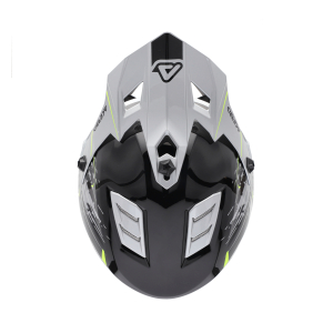 ACERBIS PROFILE JUNIOR HELMET BLACK/FLUO YELLOW s.52, 8