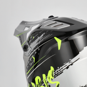ACERBIS PROFILE JUNIOR HELMET BLACK/FLUO YELLOW s.52, 10