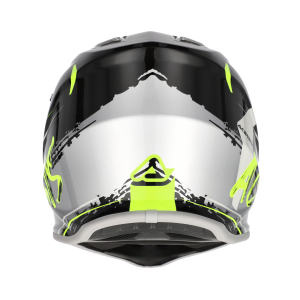 ACERBIS PROFILE JUNIOR HELMET BLACK/FLUO YELLOW T54, 6