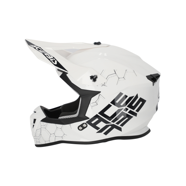 ACERBIS LINEAR 22-06 SOLID COLOR HELMET WHITE XS, 2