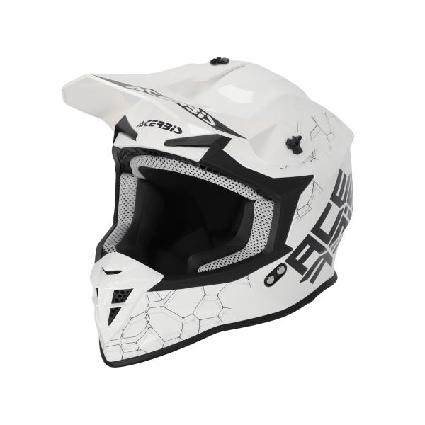 ACERBIS LINEAR 22-06 SOLID COLOR HELMET WHITE XS, 7