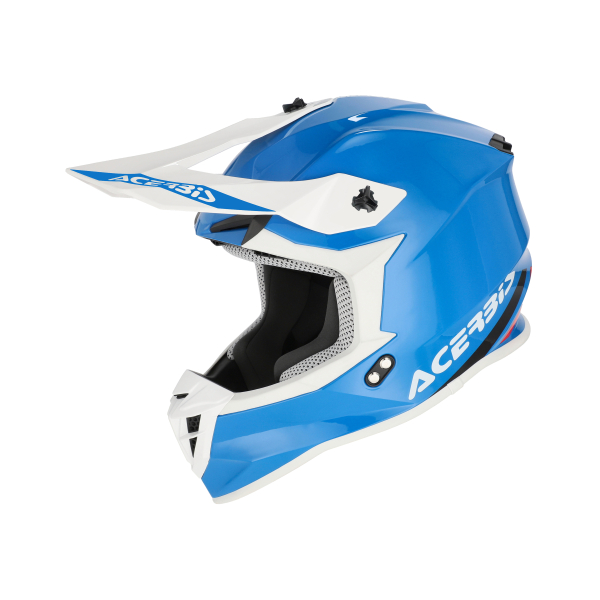 ACERBIS LINEAR 22-06 SOLID COLOR HELMET LIGHT BLUE 2 XL, 3