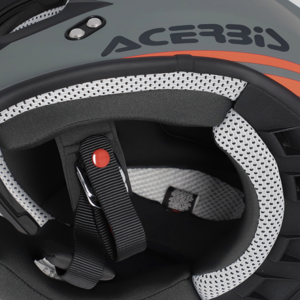 ACERBIS LINEAR 22-06 SOLID COLOR HELMET GREY XL, 10