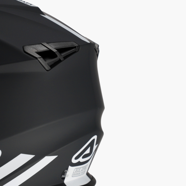 ACERBIS LINEAR 22-06 SOLID COLOR HELMET BLACK 3 M, 3
