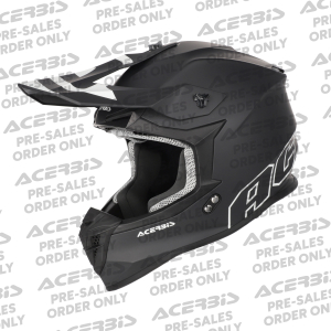ACERBIS LINEAR 22-06 SOLID COLOR HELMET BLACK/WHITE XS, 3